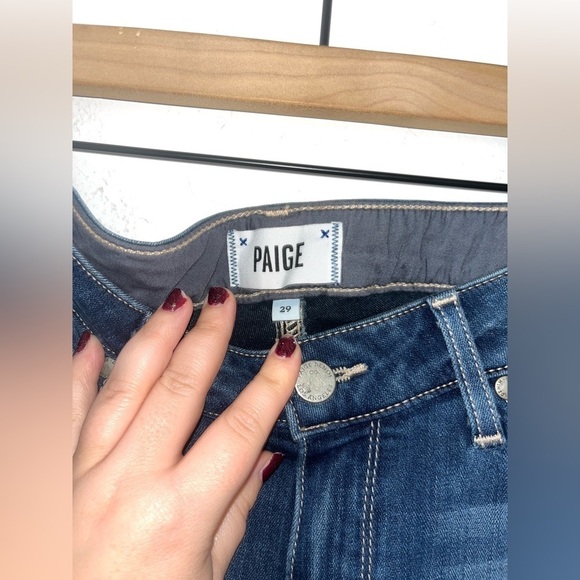 PAIGE Skyline Skinny Blue Jeans in Easton Size 29 - Picture 7 of 12